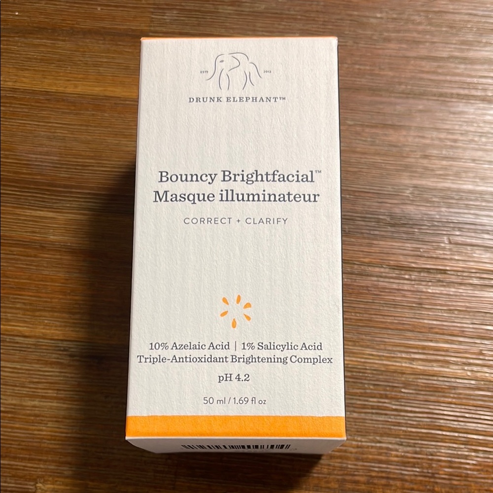 Drunk Elephant Bouncy Brightfacial Mask